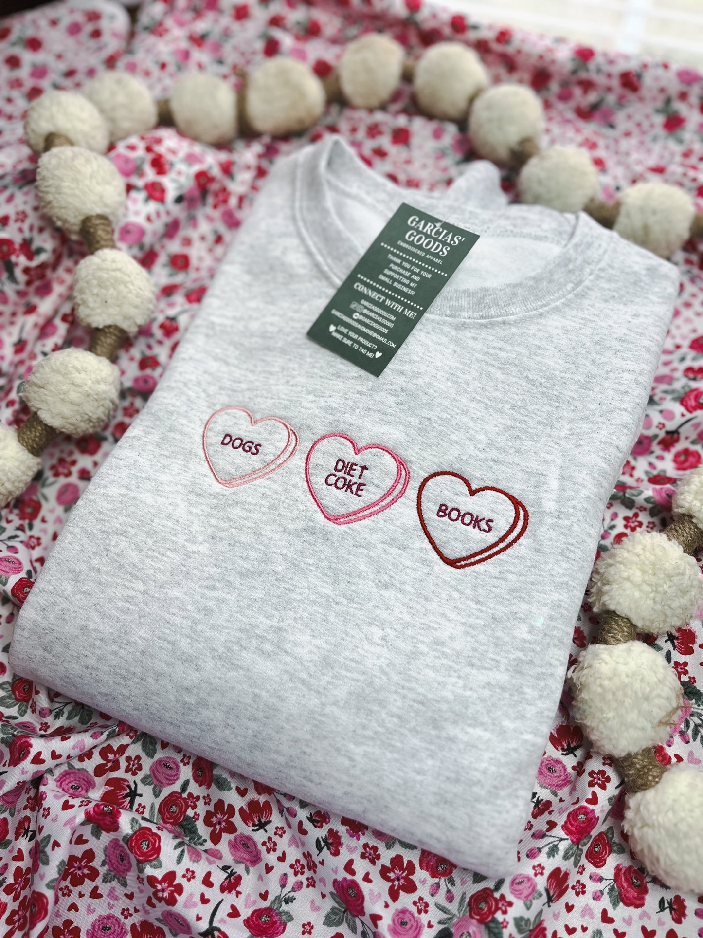 Conversation Hearts Sweatshirt