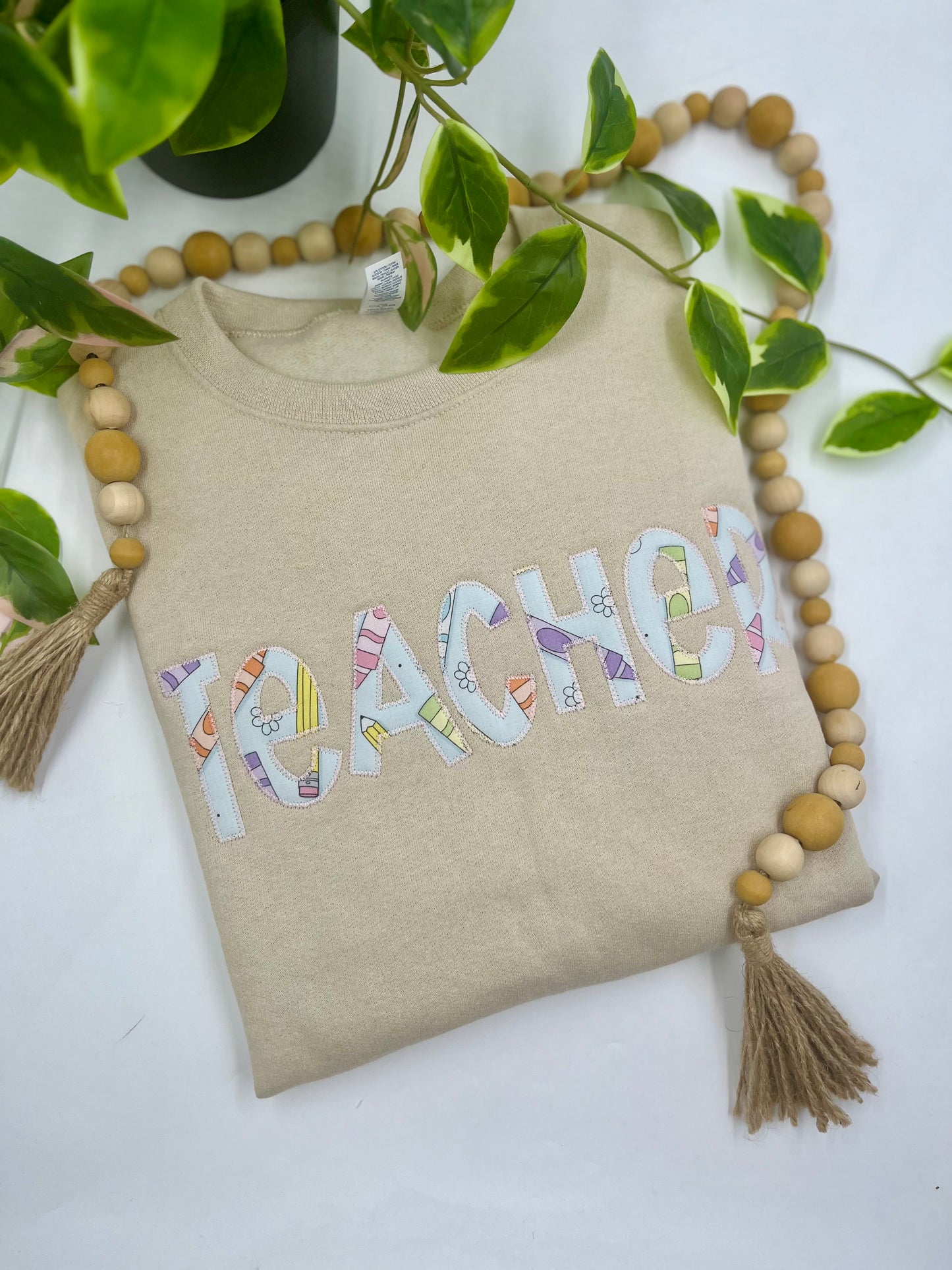 Teacher Applique Shirt