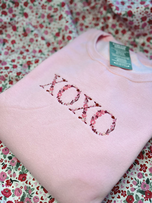 XOXO Floral Sweatshirt