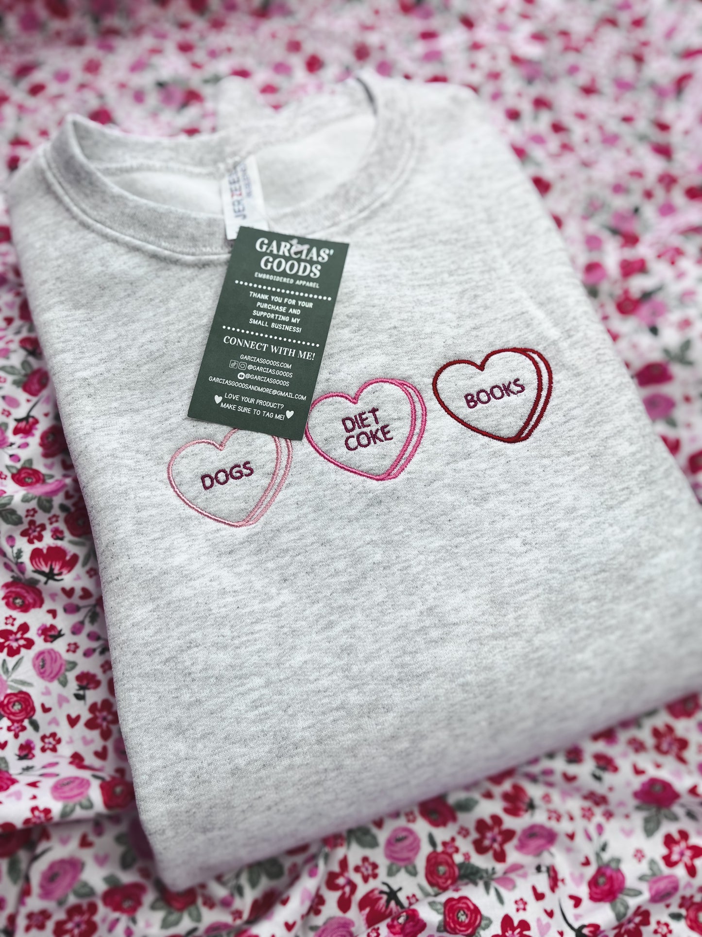 Conversation Hearts Sweatshirt