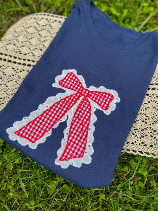 Bow Applique T-Shirt