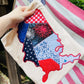 USA Quilted Applique Sweatshirt
