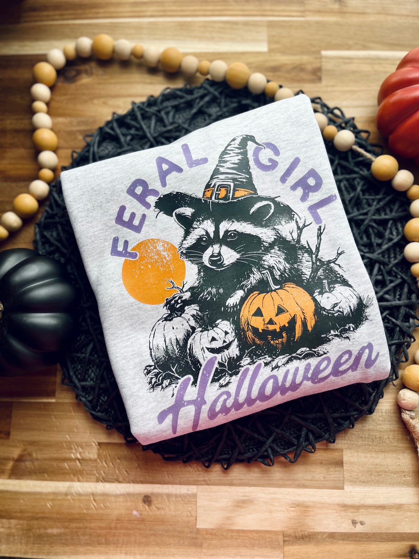 Feral Girl Halloween Sweatshirt