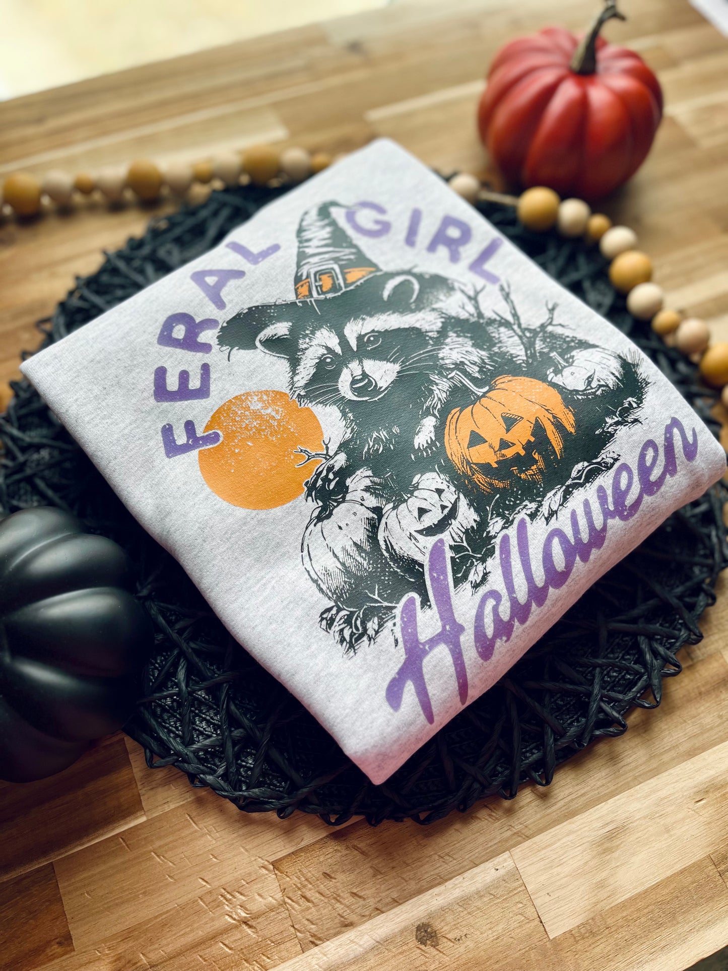 Feral Girl Halloween Sweatshirt