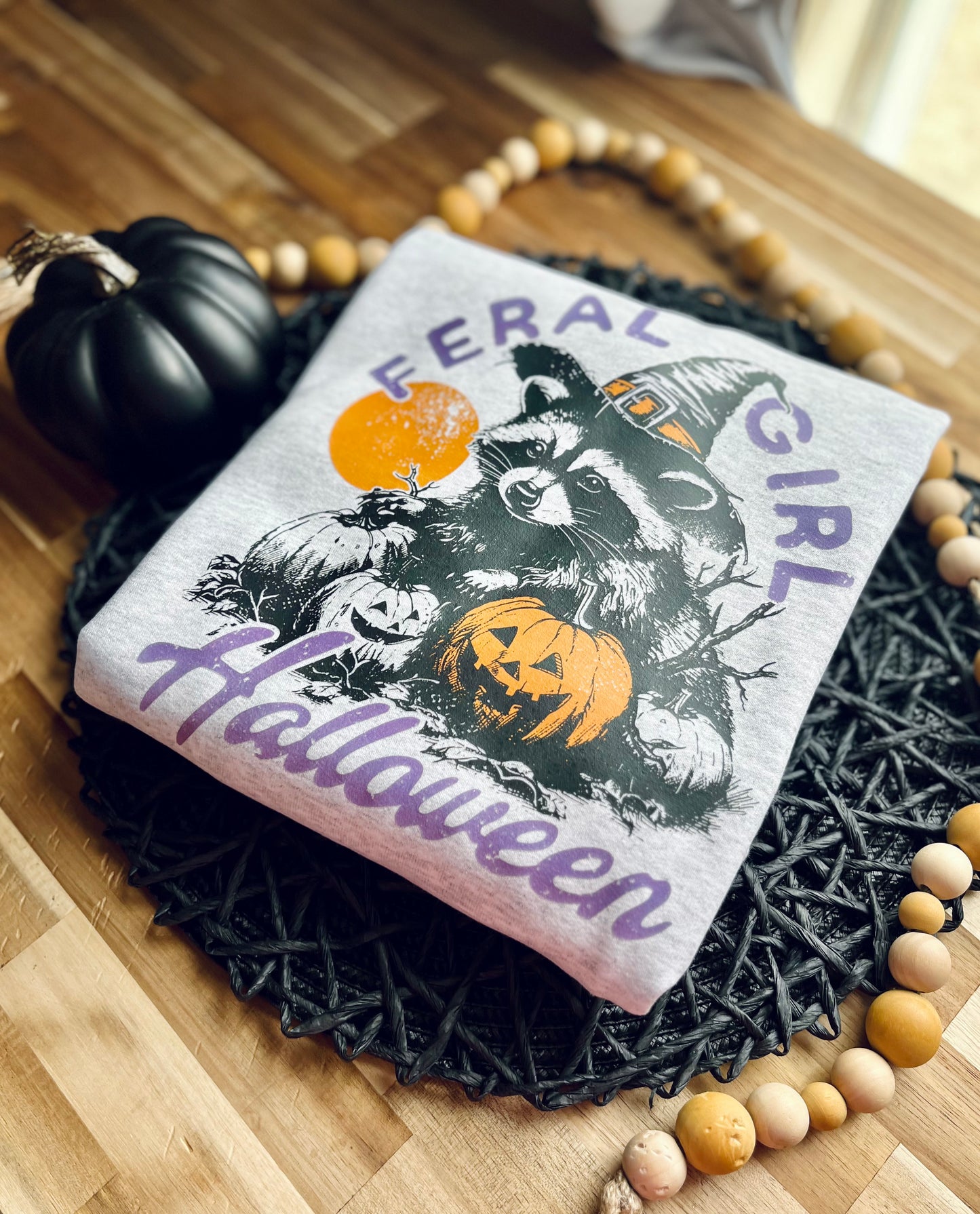 Feral Girl Halloween Sweatshirt