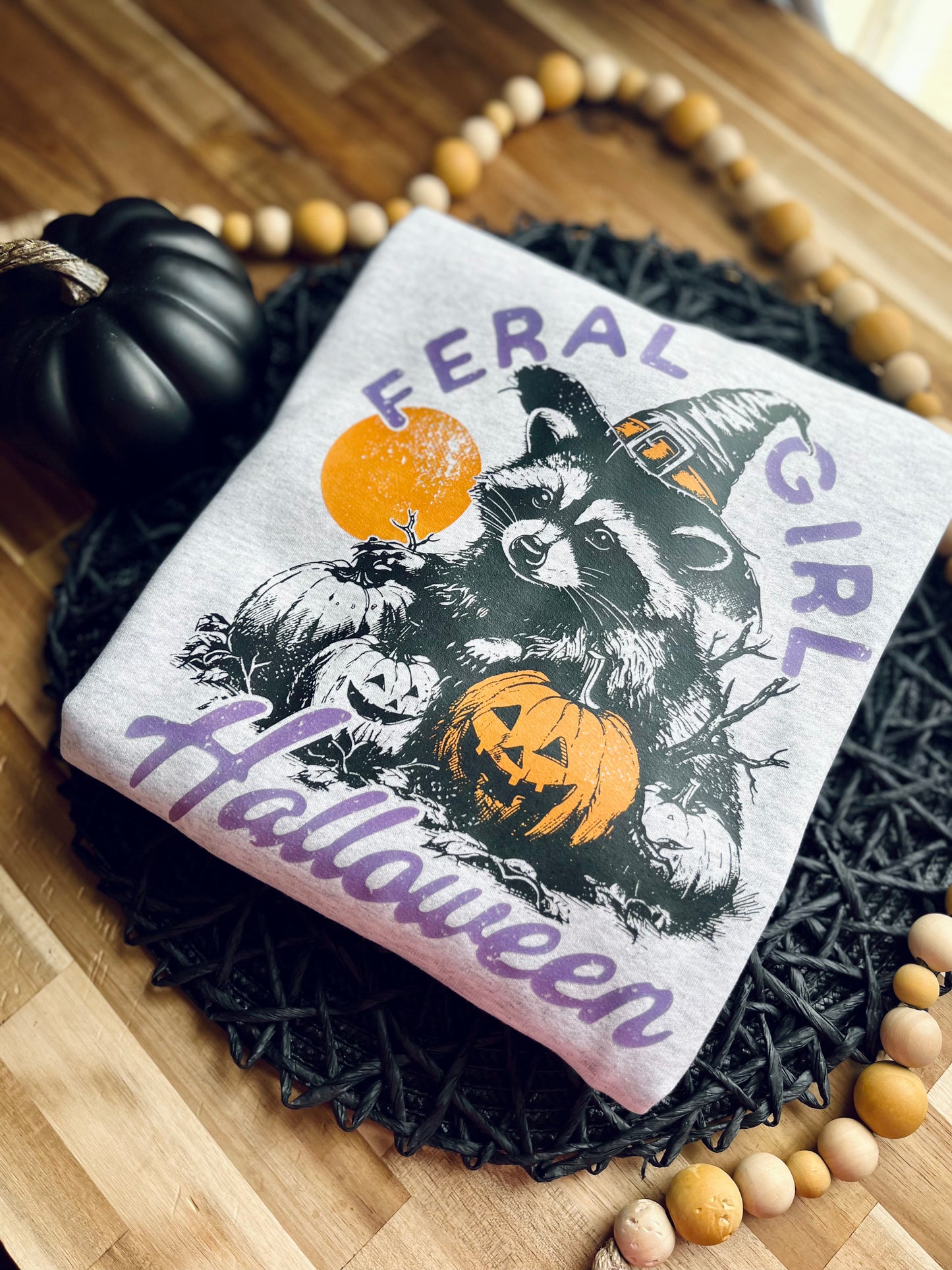 Feral Girl Halloween Sweatshirt