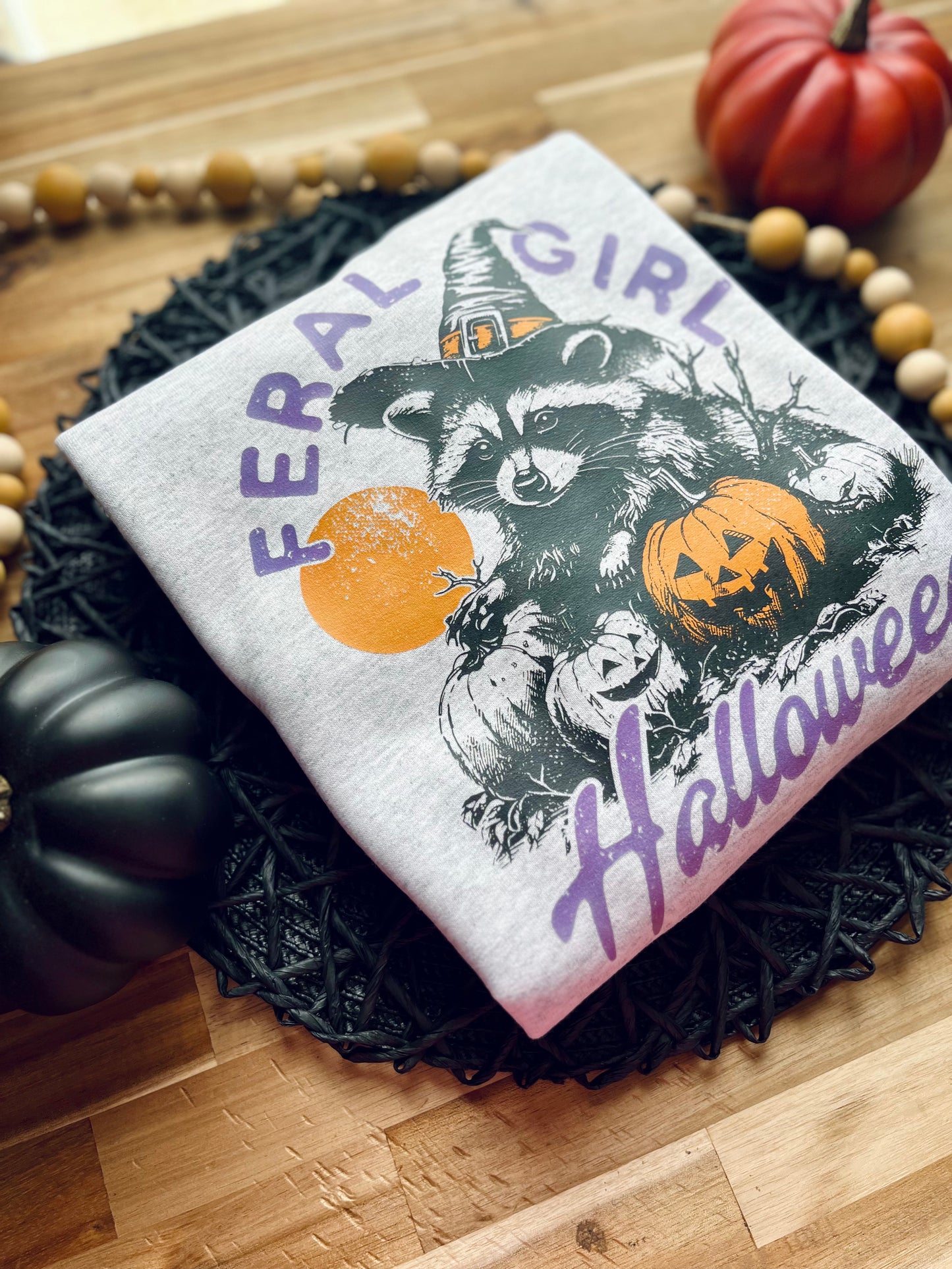 Feral Girl Halloween Sweatshirt