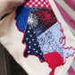 USA Quilted Applique Sweatshirt