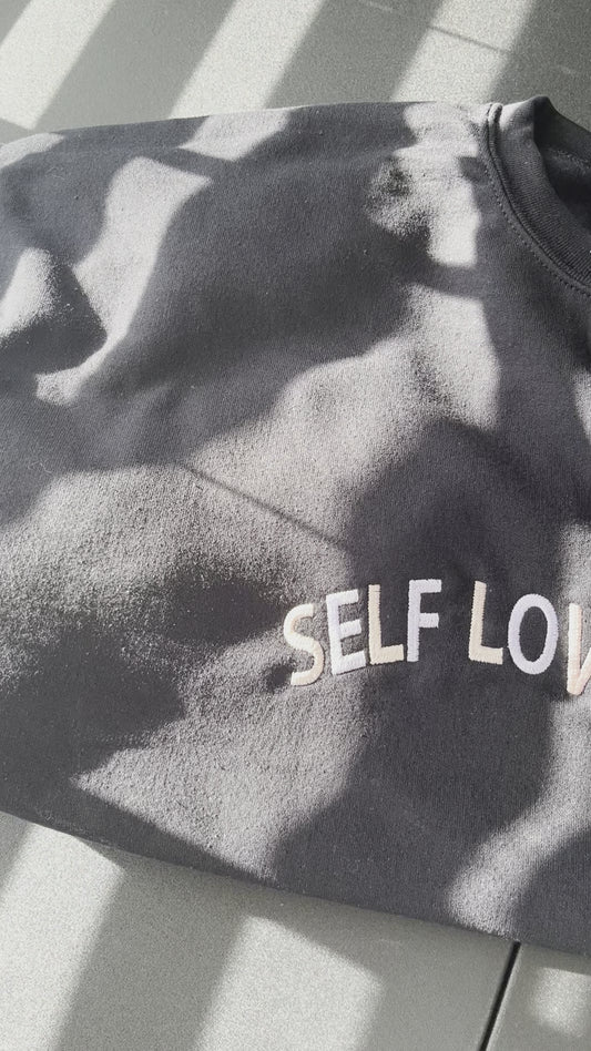 Self Love Season Black Sweatshirt