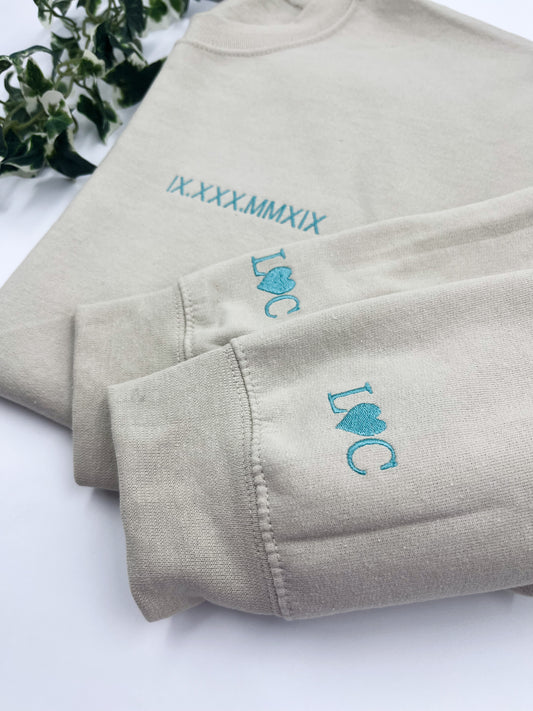 Custom Roman Numeral Sweatshirt