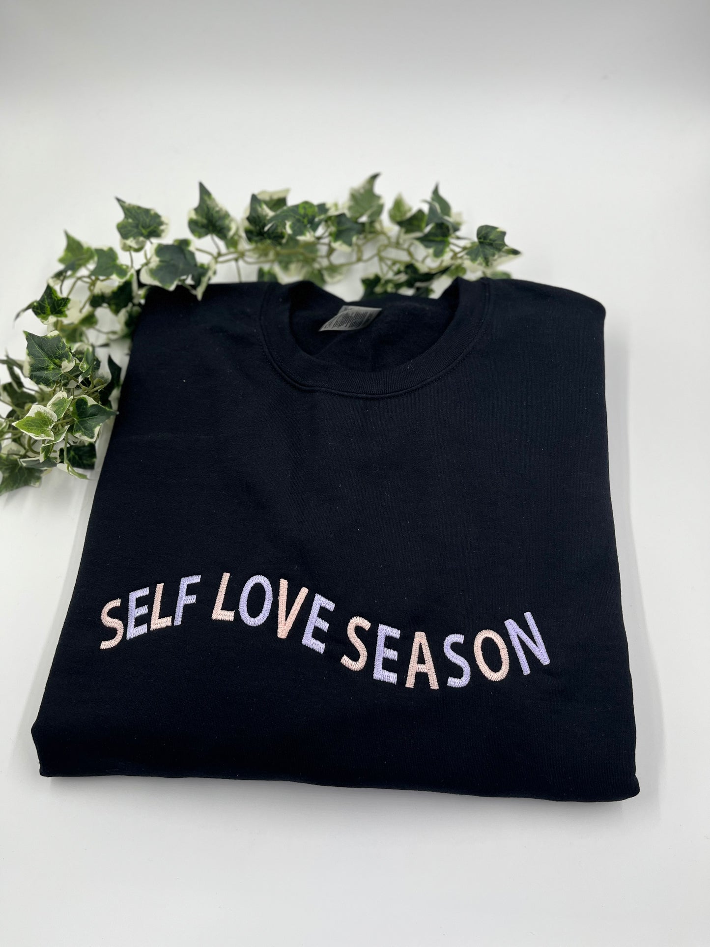 Self Love Season Black Sweatshirt