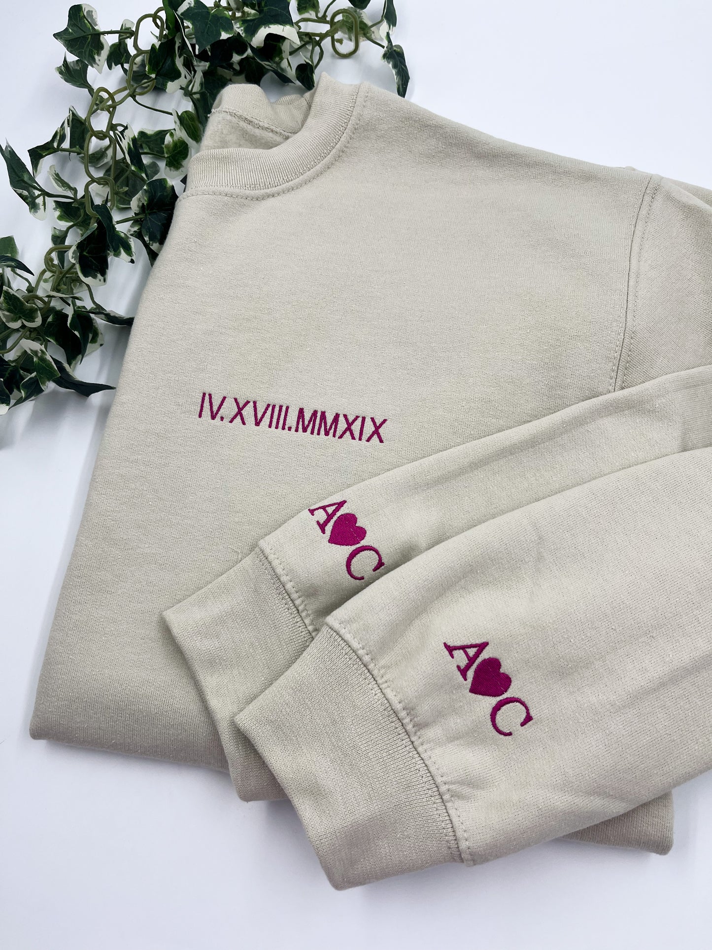 Custom Roman Numeral Sweatshirt